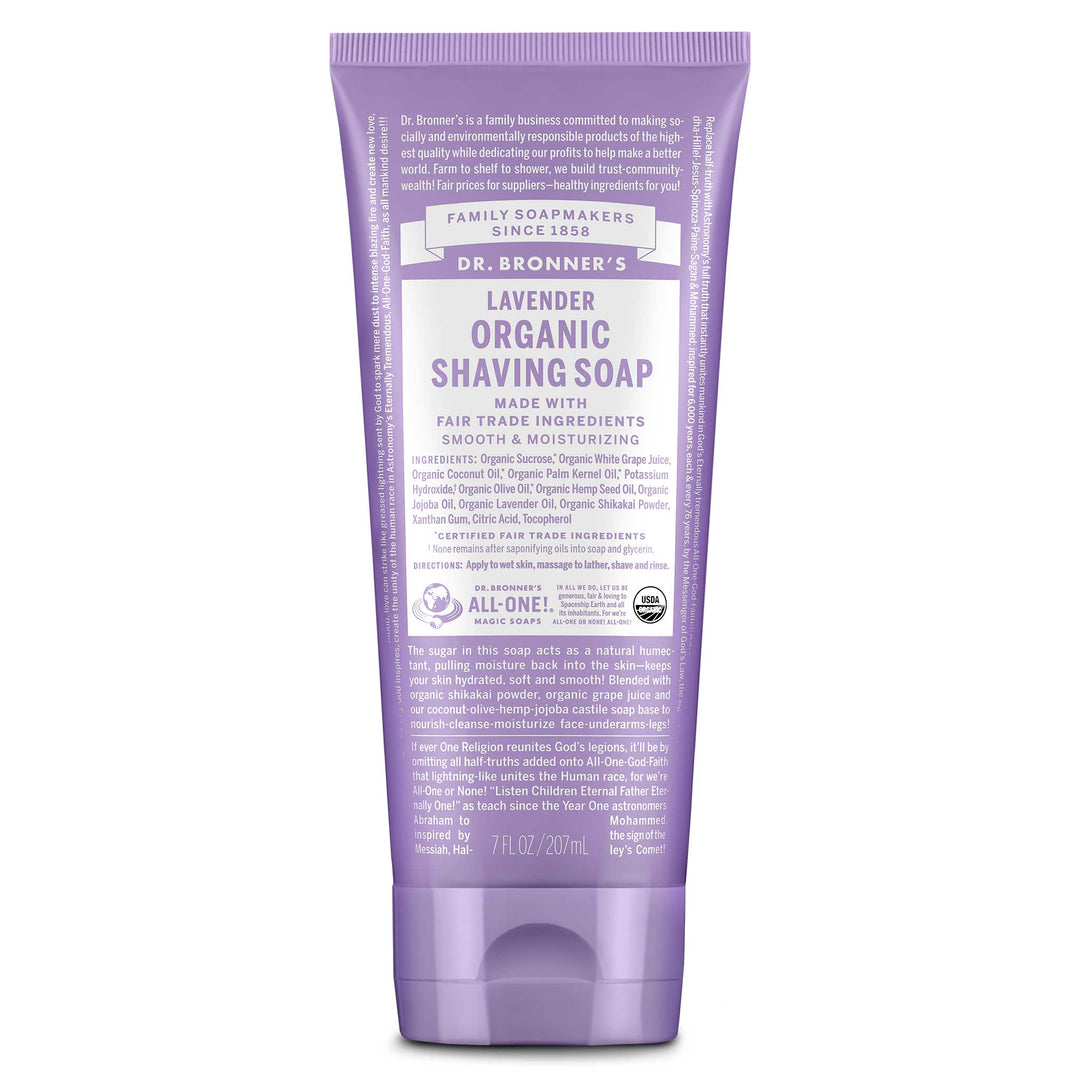 ORGANIC SHAVING SOAP - LAVENDER