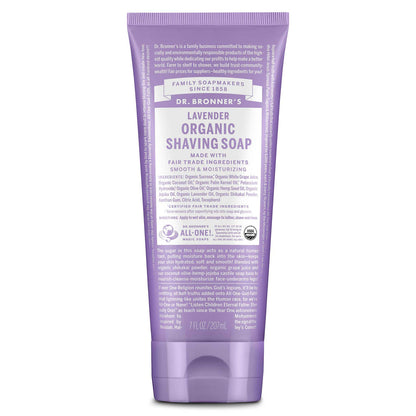 ORGANIC SHAVING SOAP - LAVENDER