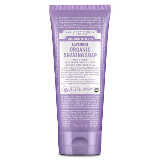 ORGANIC SHAVING SOAP - LAVENDER