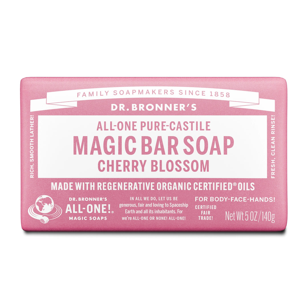 PURE CASTILE SOAP BAR - CHERRY BLOSSOM