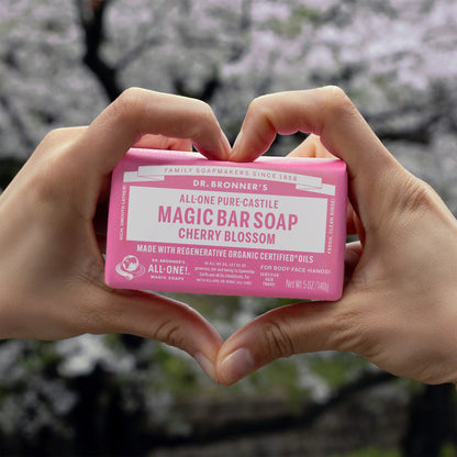 PURE CASTILE SOAP BAR - CHERRY BLOSSOM