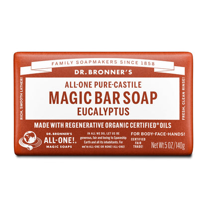 PURE CASTILE SOAP BAR - EUCALYPTUS