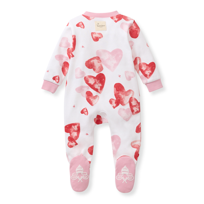 ORGANIC COTTON PAJAMAS - I HEART YOU - 1 PIEZA