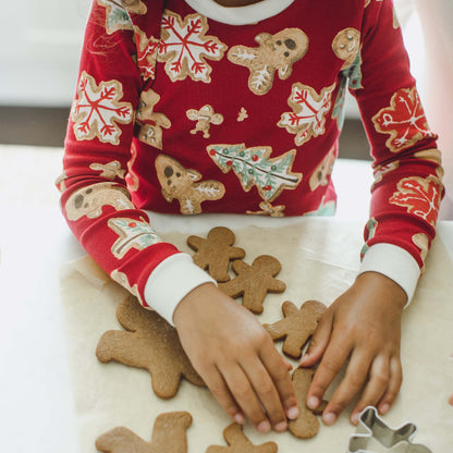 ORGANIC COTTON PAJAMAS - GINGERBREAD BAKE - 2 PIEZAS