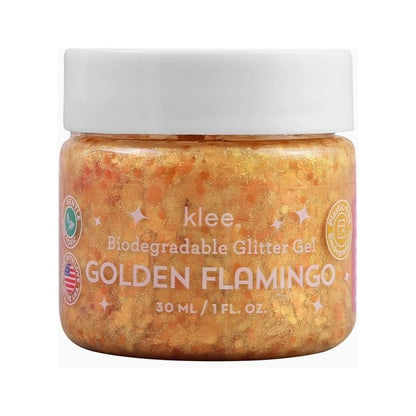 BIODEGRADABLE GLITTER GEL- GOLDEN FLAMINGO