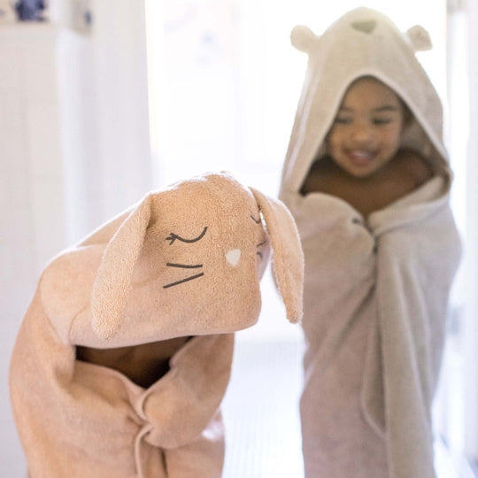 ORGANIC COTTON TODDLER HOODED BUNNY TOWEL