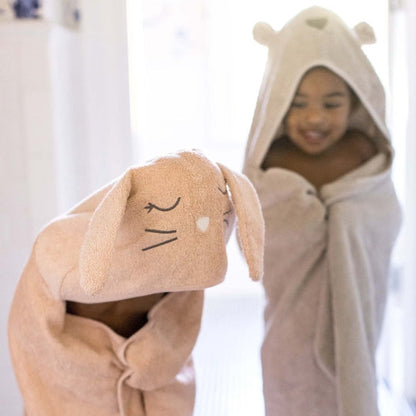 ORGANIC COTTON TODDLER HOODED BUNNY TOWEL
